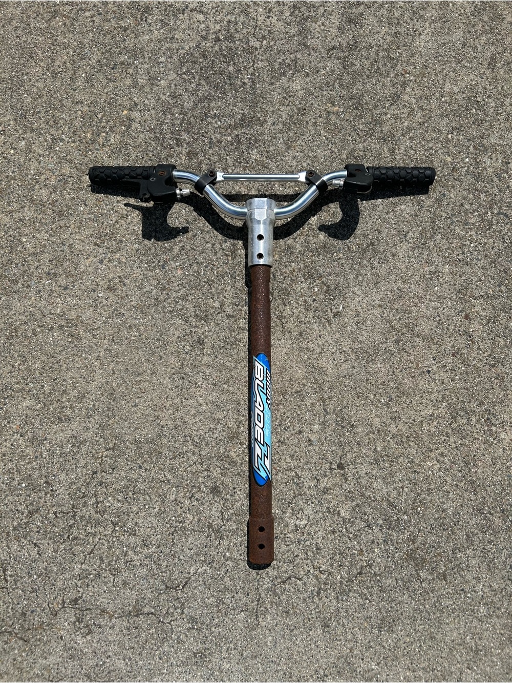 Blade Z Moby XL Comp Handle Bar Steering Stem Pole Stand Up Gas Scooter Rare